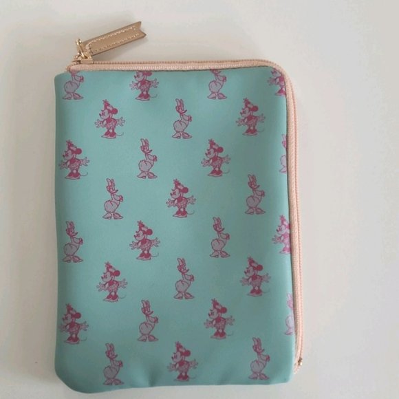 DISNEY Rose Gold Teal Clear PVC Minnie Mouse Daisy Duck Crossbody Bag - Picture 10 of 14